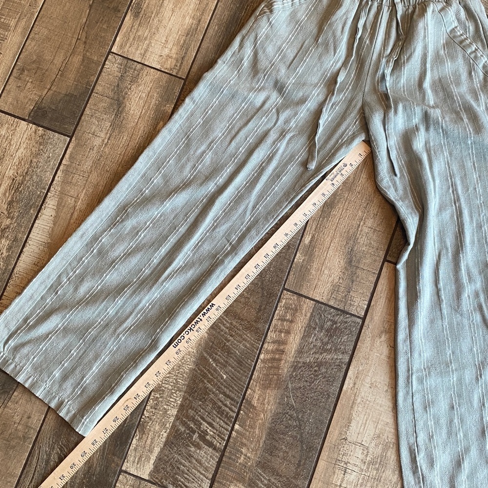 Sienna Sky light blue Striped Joggers - Picture 10 of 11